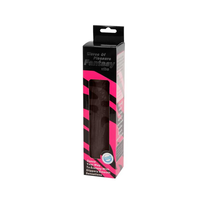 Realistyczny czarny penis wibrator naturalny 23cm
