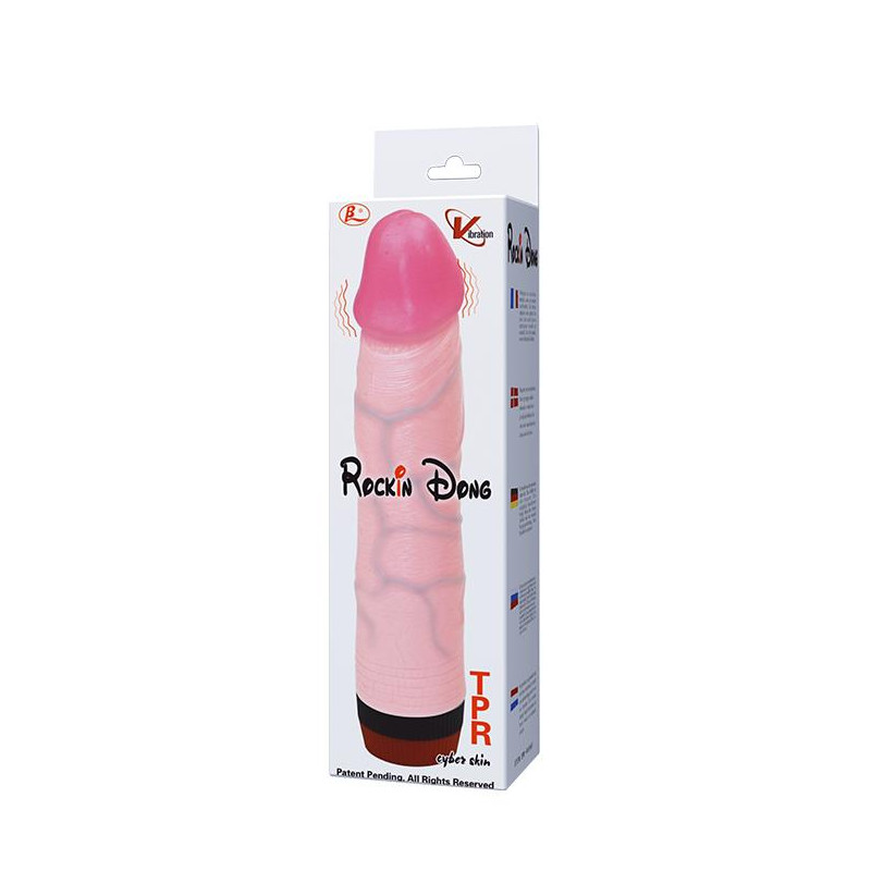 Realistyczny wibrator naturalny penis członek 21cm