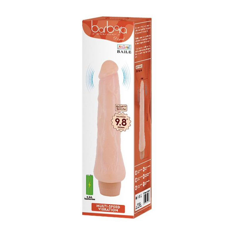 Wibrator realistyczny penis smukły członek 25cm