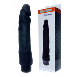 Wibrator czarny penis członek realistyczny 22cm