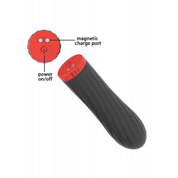 Mały mini wibrator masażer łechtaczki 8cm 10trybów