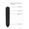 Mini wibrator mały masażer bullet pocisk sex 9cm
