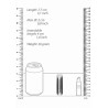 10 Speed Rechargeable Bullet - Silver