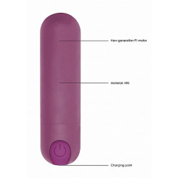10 Speed Rechargeable Bullet - Purple