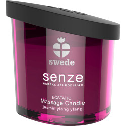 Swede - Senze Ecstatic Massage Candle Jasmine Ylang Ylang