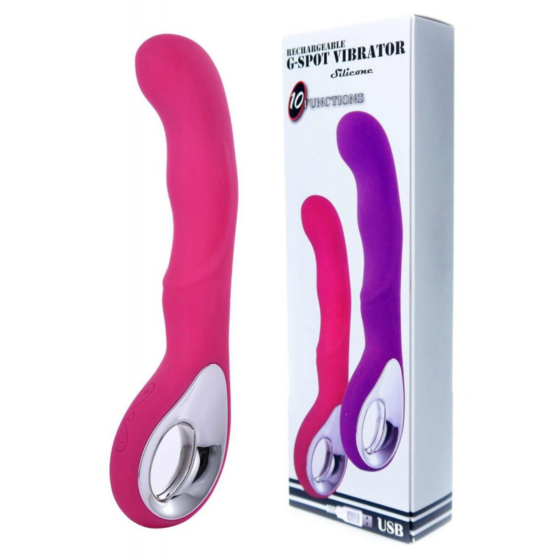 Wibrator do punktu g anatomiczny 20cm 10 trybów