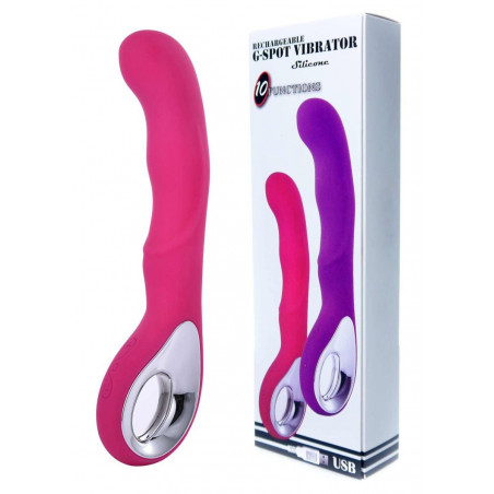 Wibrator do punktu g anatomiczny 20cm 10 trybów