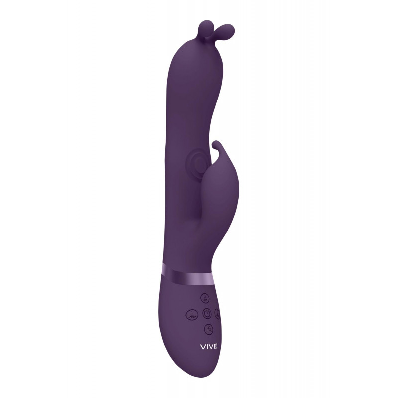 Gada - Vibrating Bunny Ear G-Spot Rabbit with Pulse Wave Shaft Gada - Vibrating Bunny Ear G-Spot Rabbit with Pulse Wave Shaft