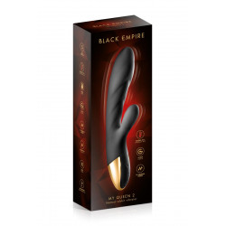 RABBIT HEAT MY QUEEN 2 BLACK EMP VIBRATOR