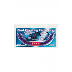 Wibrator-DUAL VIBRATING FLEXI-DONG PURPLE
