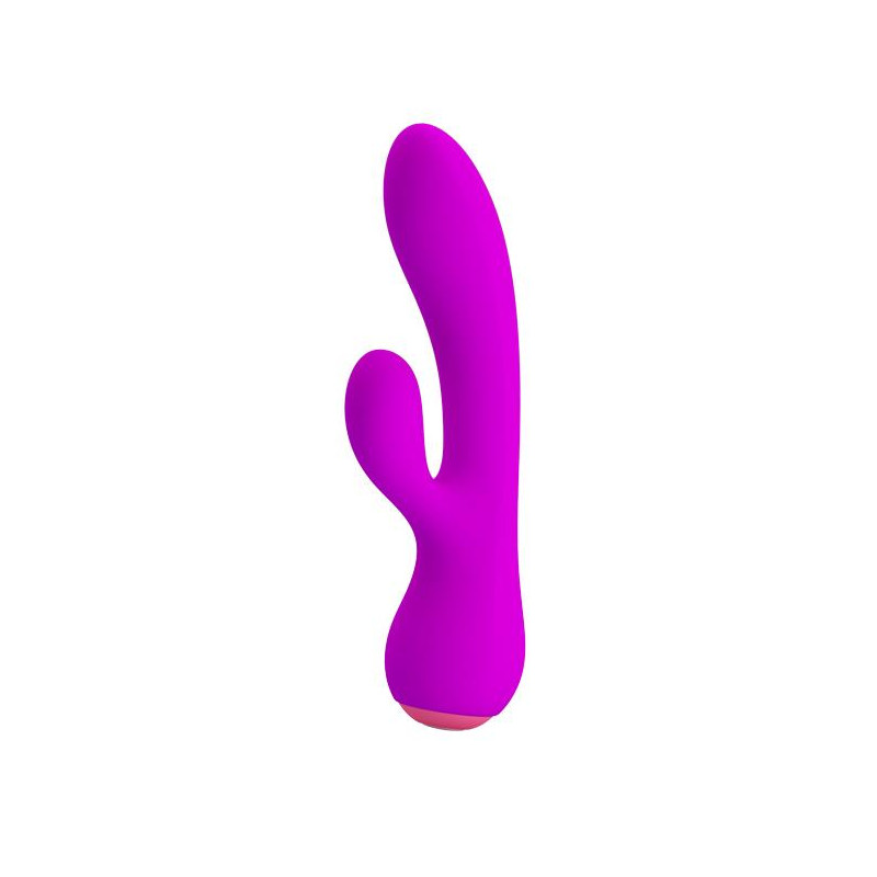 Ładowany wibrator z masażerem 17cm 12 trybów usb Ładowany wibrator z masażerem 17cm 12 trybów usb