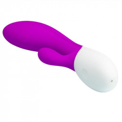 Wibrator z masażerem łechtaczki 2 silniki 19cm usb