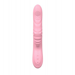 Wibrator posuwisty z sex masażerem 20 trybów 23cm