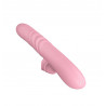 Wibrator posuwisty z sex masażerem 20 trybów 23cm