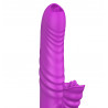 Wibrator-Angelia USB 3 functions of thrusting / 20 vibrations Purple