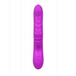 Wibrator-Angelia, USB 3 functions of thrusting / 20 vibrations Purple