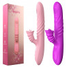 Wibrator-Angelia, USB 3 functions of thrusting / 20 vibrations Purple