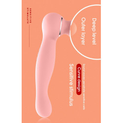 Stymulator dla kobiet 2w1 wibracje ssanie