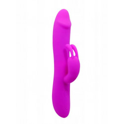 Wibrator króliczek ruch posuwisty 2x7 trybów 20cm