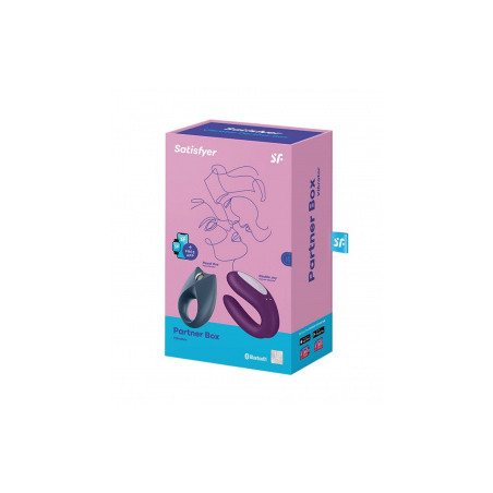 Zestaw wibrator pierścień satisfyer partner box 2