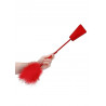 Ouch! Crop With Feather - Red