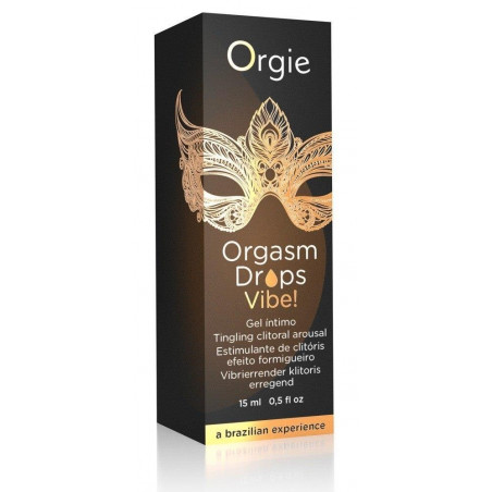 ORGIE Orgasm Drops Vibe Peach Flavor 15 ml