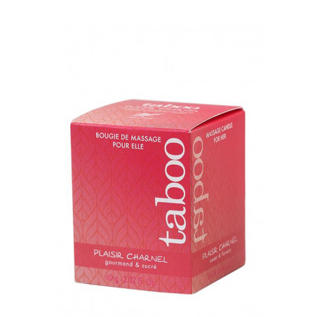 Świeca do masażu erotycznego zapachowa 60gr słodka