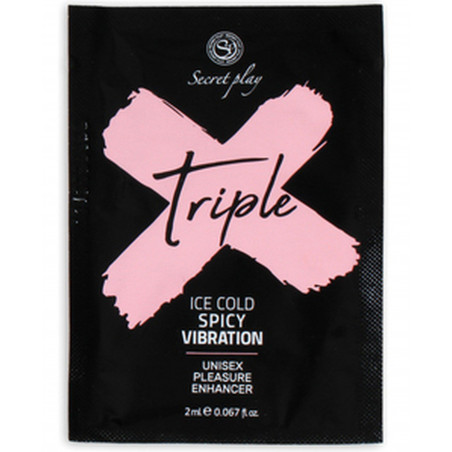 MONODOSIS TRIPLE X - 3 IN 1 UNISEX PLEASURE ENHANCER GEL 2 ML