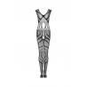 Bodystocking seksowny otwarty krok siateczka S/M/L