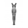Bodystocking seksowny otwarty krok siateczka S/M/L
