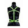 Body Harness - Glow in the Dark - Neon Green/Black - L/XL