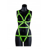 Full Body Harness - GitD - Neon Green/Black - S/M