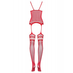 Erotyczne bodystocking otwarty krok F214 S/M/L