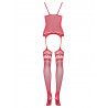 Erotyczne bodystocking otwarty krok F214 S/M/L
