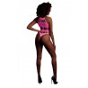 Body with Grecian Neckline - Neon Pink - XS/XL