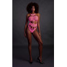 Body with Grecian Neckline - Neon Pink - XS/XL