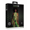 Bodystocking with Halterneck - Green - XS/XL