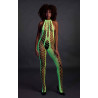 Bodystocking with Halterneck - Green - XS/XL