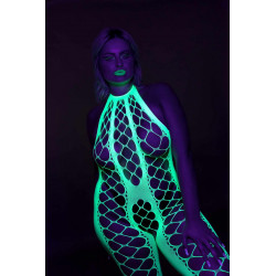 Bodystocking with Halterneck - Green - XS/XL