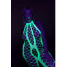 Bodystocking with Halterneck - Green - XS/XL