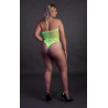 Body with Halter Neck - Neon Green - XL/XXXXL