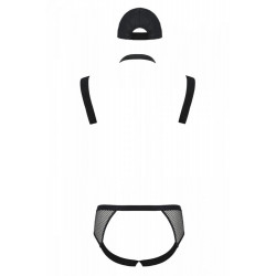038 SET JOHN black L/XL - Passion
