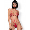 Haftowane body erotyczne sznureczki obsessive s/m