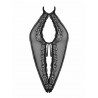 Body z otwartym wyciętym krokiem obsessive l/xl