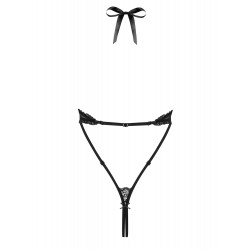 Body z otwartym wyciętym krokiem obsessive l/xl