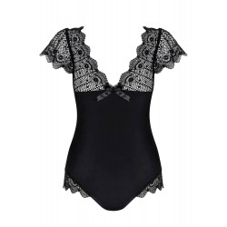 Erotyczne eleganckie body koronkowe moketta s/m
