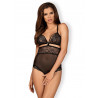 Body erotyczne czarne otwary krok obsessive s/m