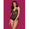 Body erotyczne czarne otwary krok obsessive s/m