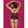 Body erotyczne czarne otwary krok obsessive s/m
