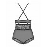 Body erotyczne czarne otwary krok obsessive s/m